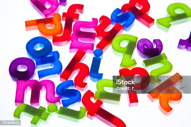 Alfabeto Letras De Plástico Foto de stock y más banco de imágenes de Dislexia - Dislexia, Aprender, Color vibrante