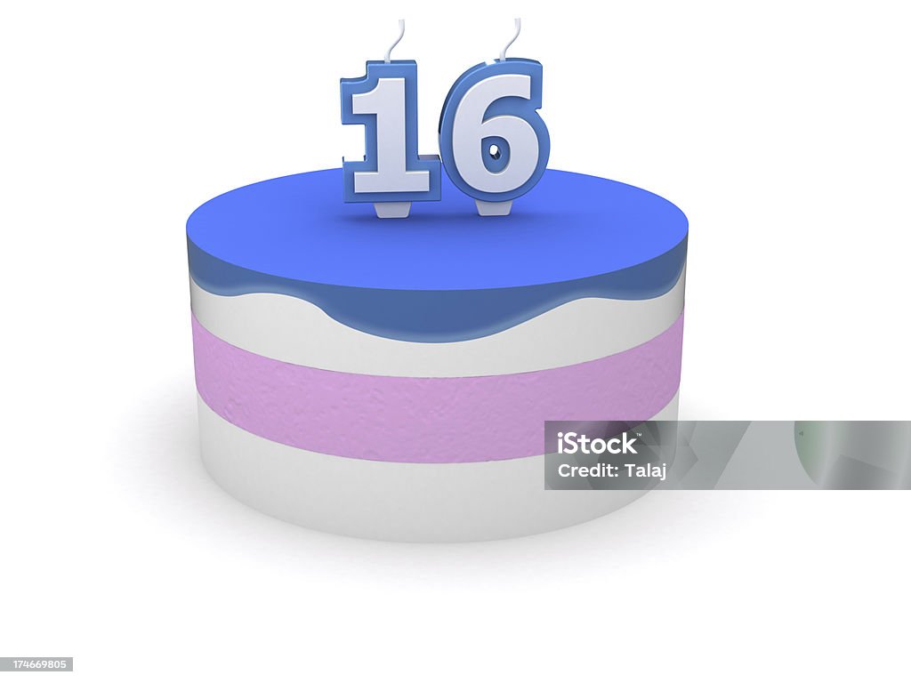 Birthday cake Birthday cake isolated on white background Cake Stock Photo