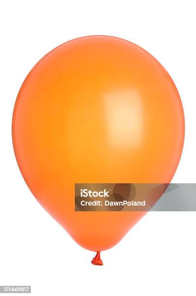 Photo libre de droit de Ballon Orange Xl banque d'images et plus d'images libres de droit de Ballon de baudruche - Ballon de baudruche, Orange - Couleur, Objet ou sujet détouré