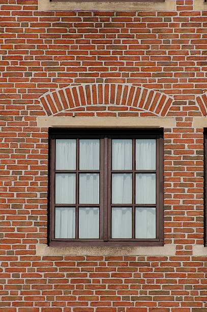 Bricked Window stock photo