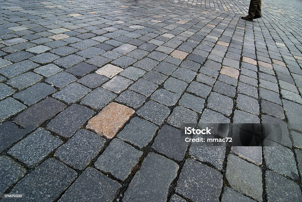 Perspectiva de adoquines - Foto de stock de Abstracto libre de derechos