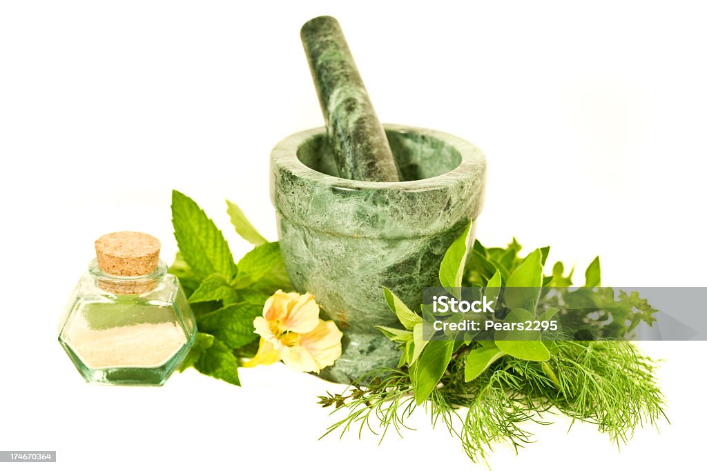 Herb serie - Foto stock royalty-free di Aglio - Alliacee