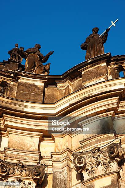 Hofkirche Drezno - zdjęcia stockowe i więcej obrazów Architektura - Architektura, Barok, Bez ludzi