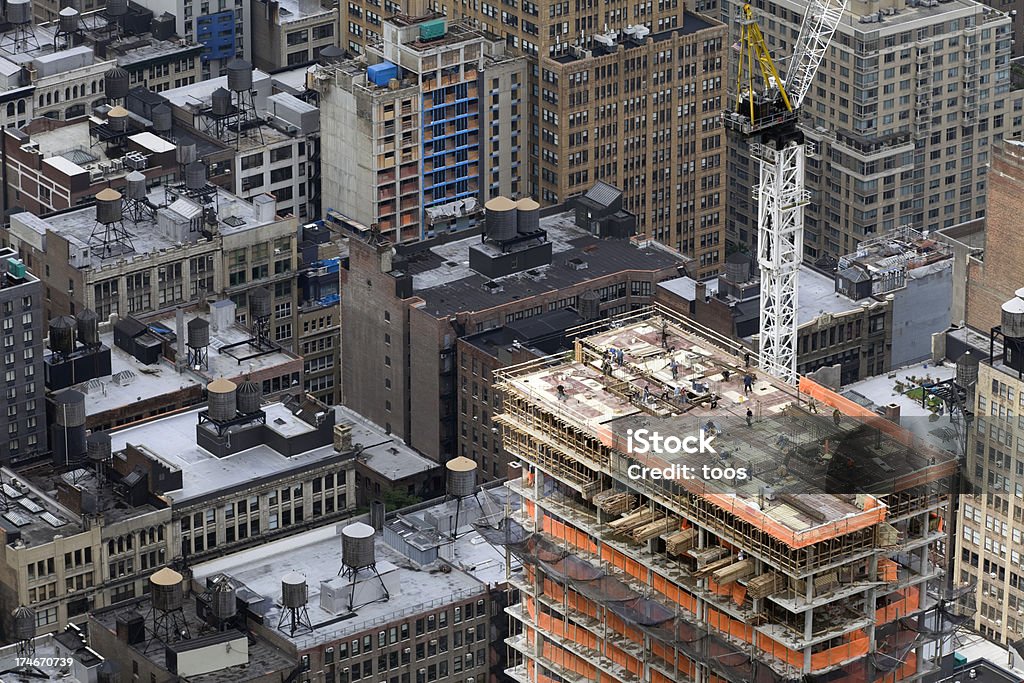 Gratte-ciel de construction (XXXL - Photo de New York City libre de droits