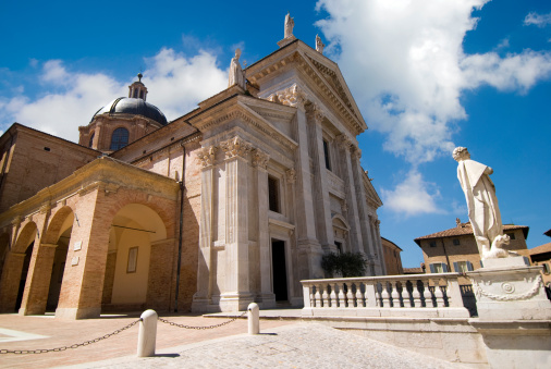 Cathedral in Urbino, Italy.