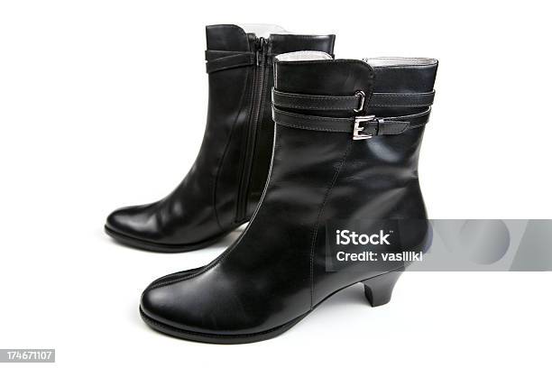 Female Black Boots Stock Photo - Download Image Now - Beauty, Black Color, Boot