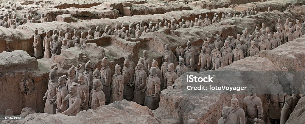 Terracota Warriors Xian, China - Foto de stock de Ejercito de Soldados de Terracota libre de derechos