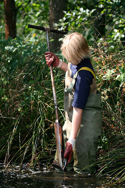 istock Taking samples of the soil and groundwater, environmental research. 174671697