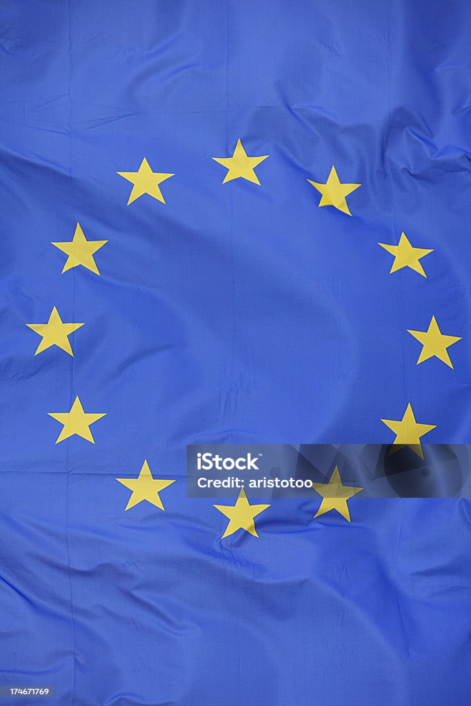 Europäische Flagge - Lizenzfrei EU-Symbol Stock-Foto