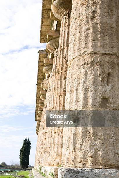 Tempio Di Poseidone Paestum Italia - Fotografie stock e altre immagini di Antica Grecia - Antica Grecia, Antica Roma, Archeologia