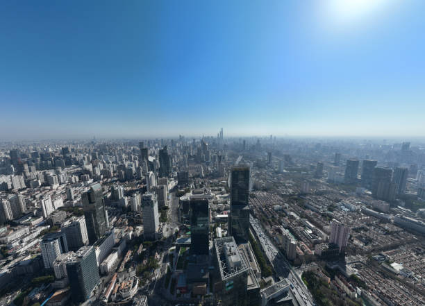 Aerial view of Shanghai