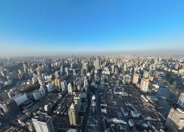 istock Aerial view of Shanghai 1746729381