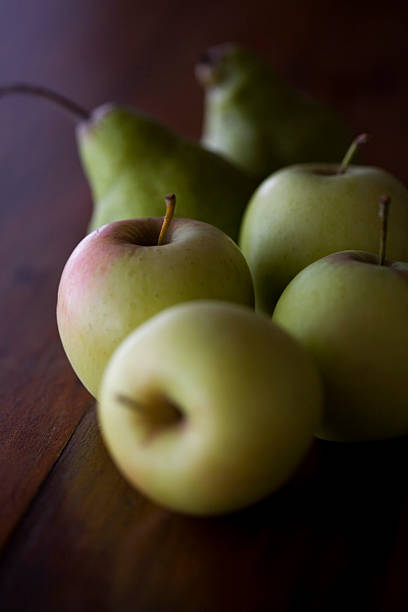 Apples and Pears stock photo