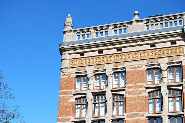 istock Detail of old library building 174673797