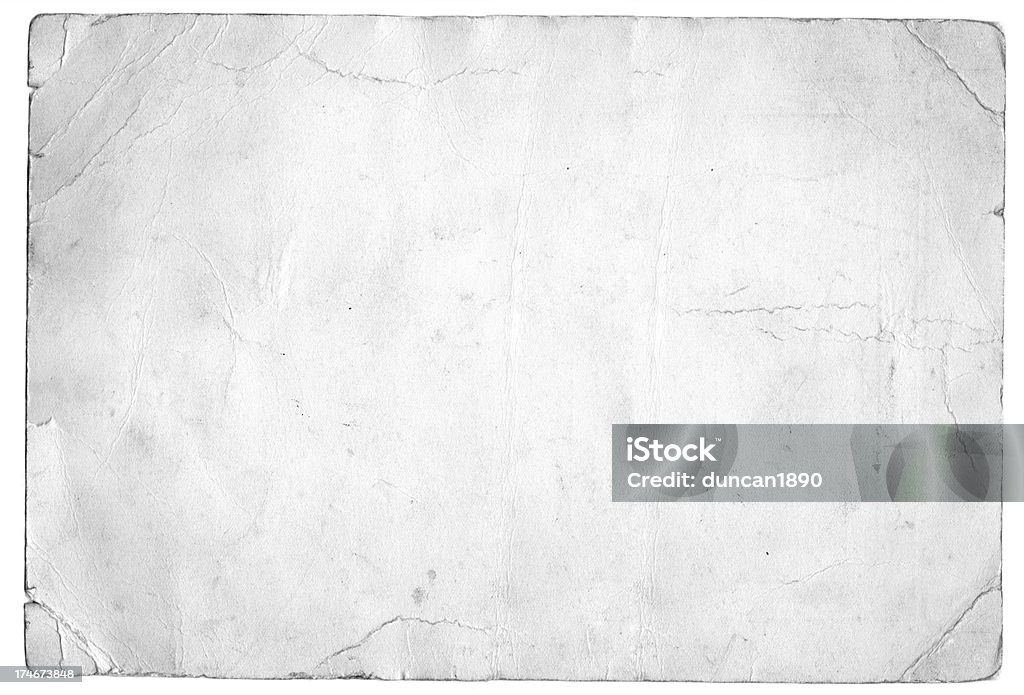 Grunge weiße Papier - Lizenzfrei Papier Stock-Foto