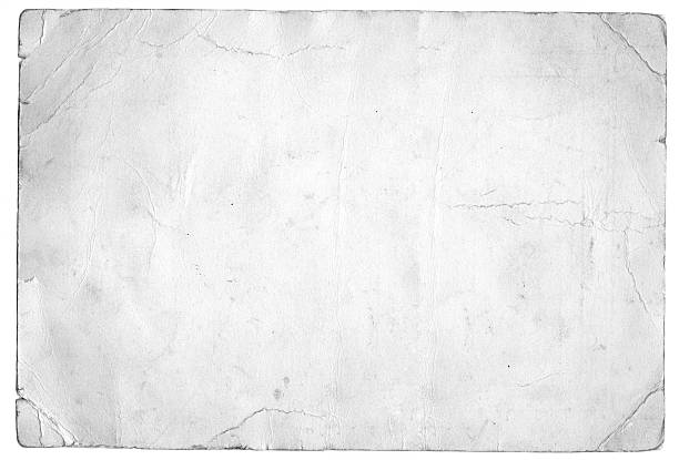 grunge bianco carta - paper folded crumpled textured foto e immagini stock
