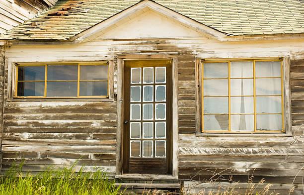 Abandonado Rancho - fotografia de stock