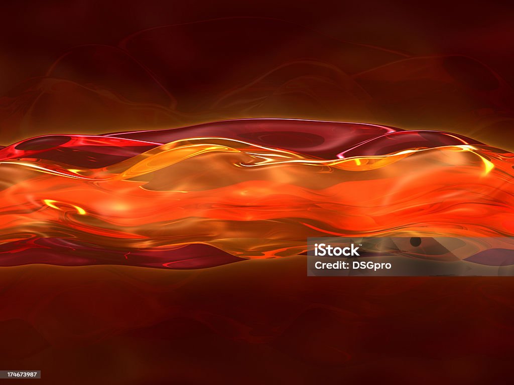 Red plasma wave Plasma wave on black. Backgrounds Stock Photo