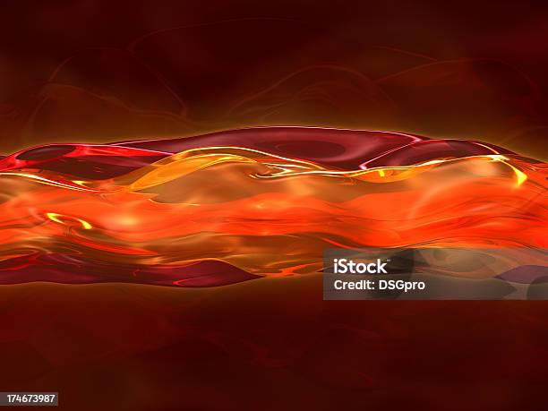 Red Plasma Wave Stock Photo - Download Image Now - Backgrounds, Concepts, Flame