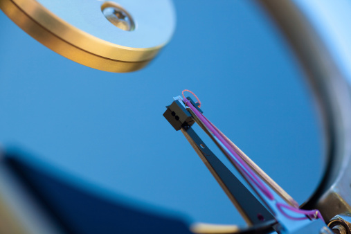 Hard Disc Inner Computer Hard Disk Drive Inner Workings Stock Photo - Download Image ...