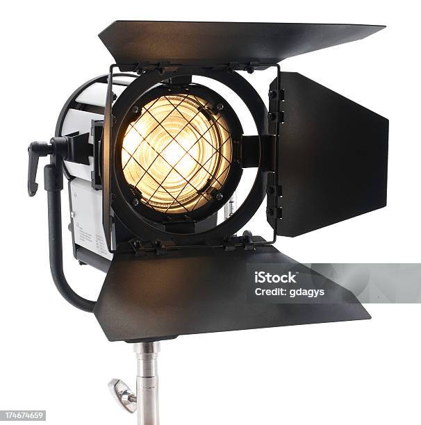 Stagingspotlight Stockfoto und mehr Bilder von Fernsehstudio - Fernsehstudio, Lichtquelle, Ausrüstung und Geräte