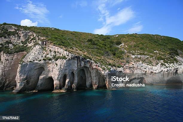 Blu Grotte Zante Iselands Ionie - Fotografie stock e altre immagini di Acqua - Acqua, Adulto, Ambientazione esterna
