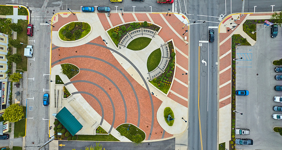 Image of Straight down shot James Cultural Plaza aerial
