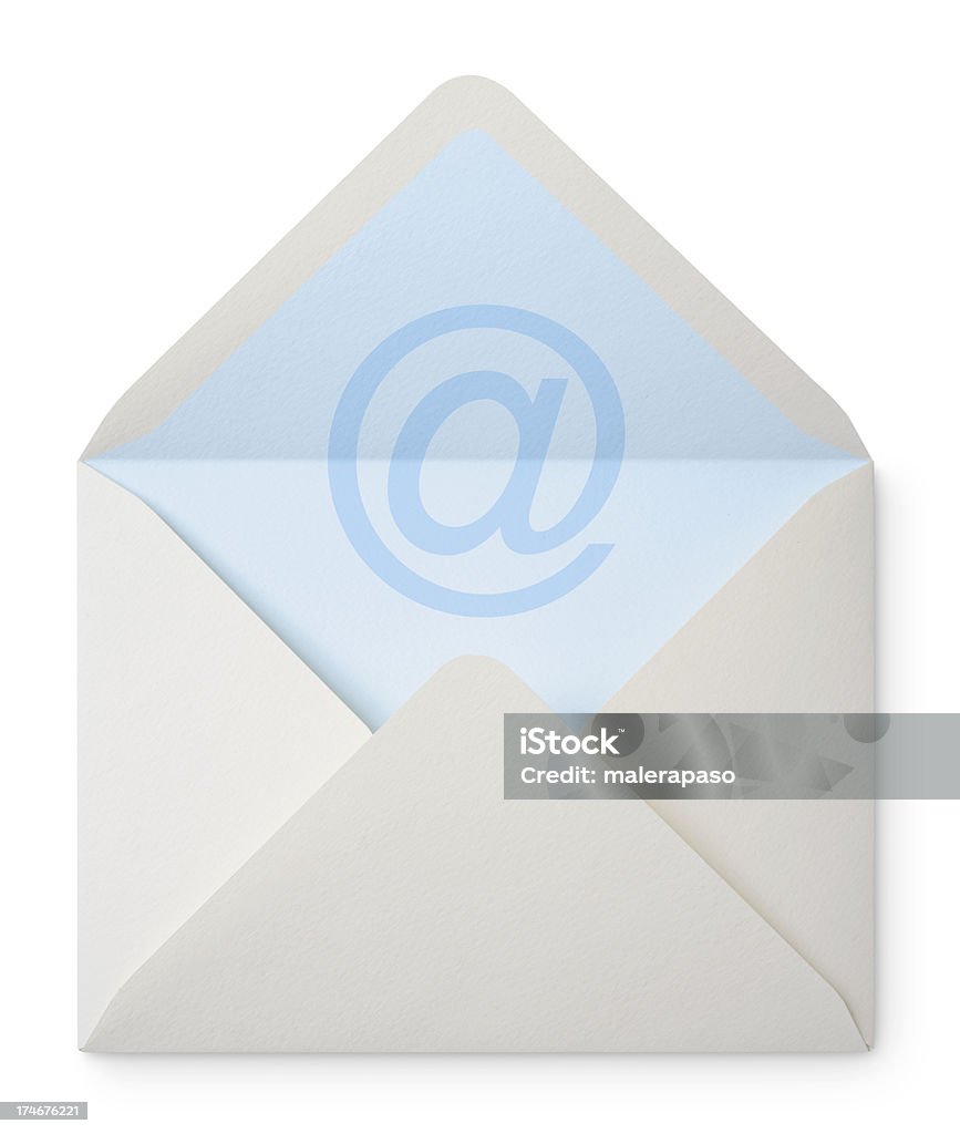 Envelope. - Royalty-free Aberto Foto de stock