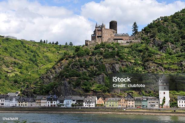 Rhineland Castle Burg Katz Overlooking St Goar In Germany Stock Photo - Download Image Now