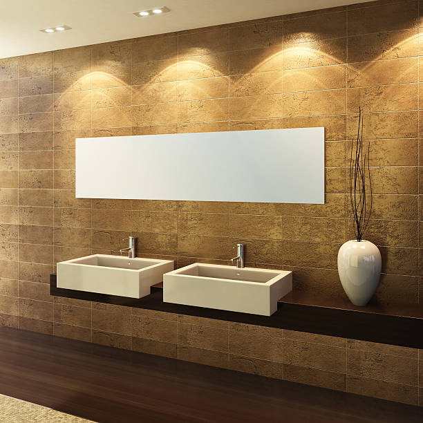 istock Glamour Gold Bathroom 174676425