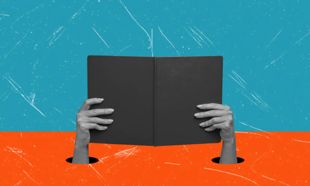 istock The human desire for knowledge. Hands holding open book. Modern art collage. 1746764880
