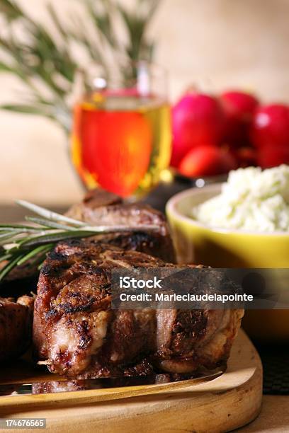 Carne - Fotografie stock e altre immagini di Braciola - Braciola, Braciola di agnello, Sidro