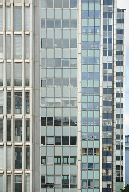 istock Office buildings facades in a row 174676660