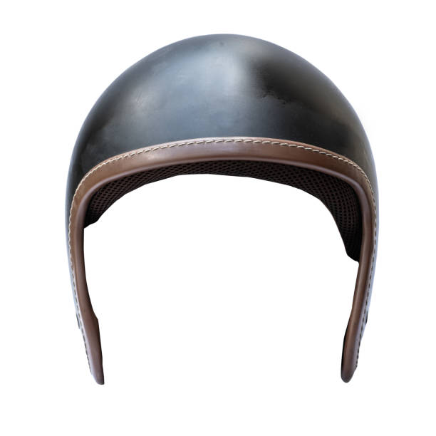 istock Vintage crash helmet isolated on white background 1746769631