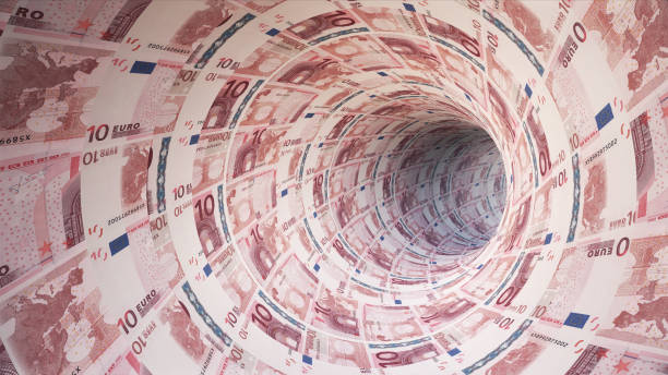 istock Flying forward in a 10 Euro closed tunnel 1746769657