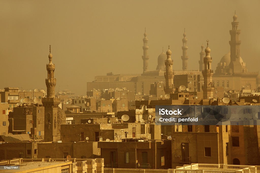 Horizonte do cairo - Foto de stock de Cairo royalty-free