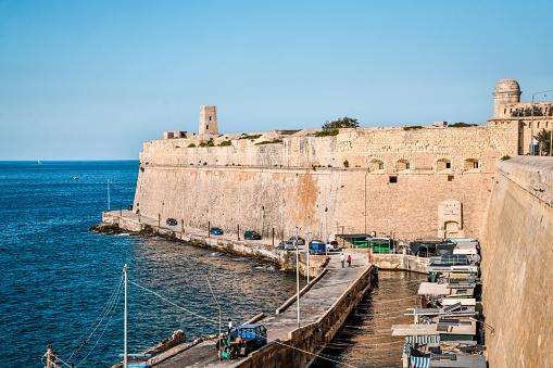 Majestic St. Elmo Fort of Valletta, Malta