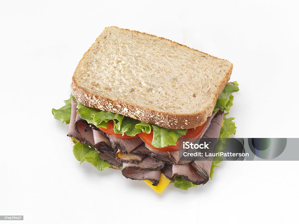 Roast Beef Sandwich - Lizenzfrei Roastbeef-Sandwich Stock-Foto