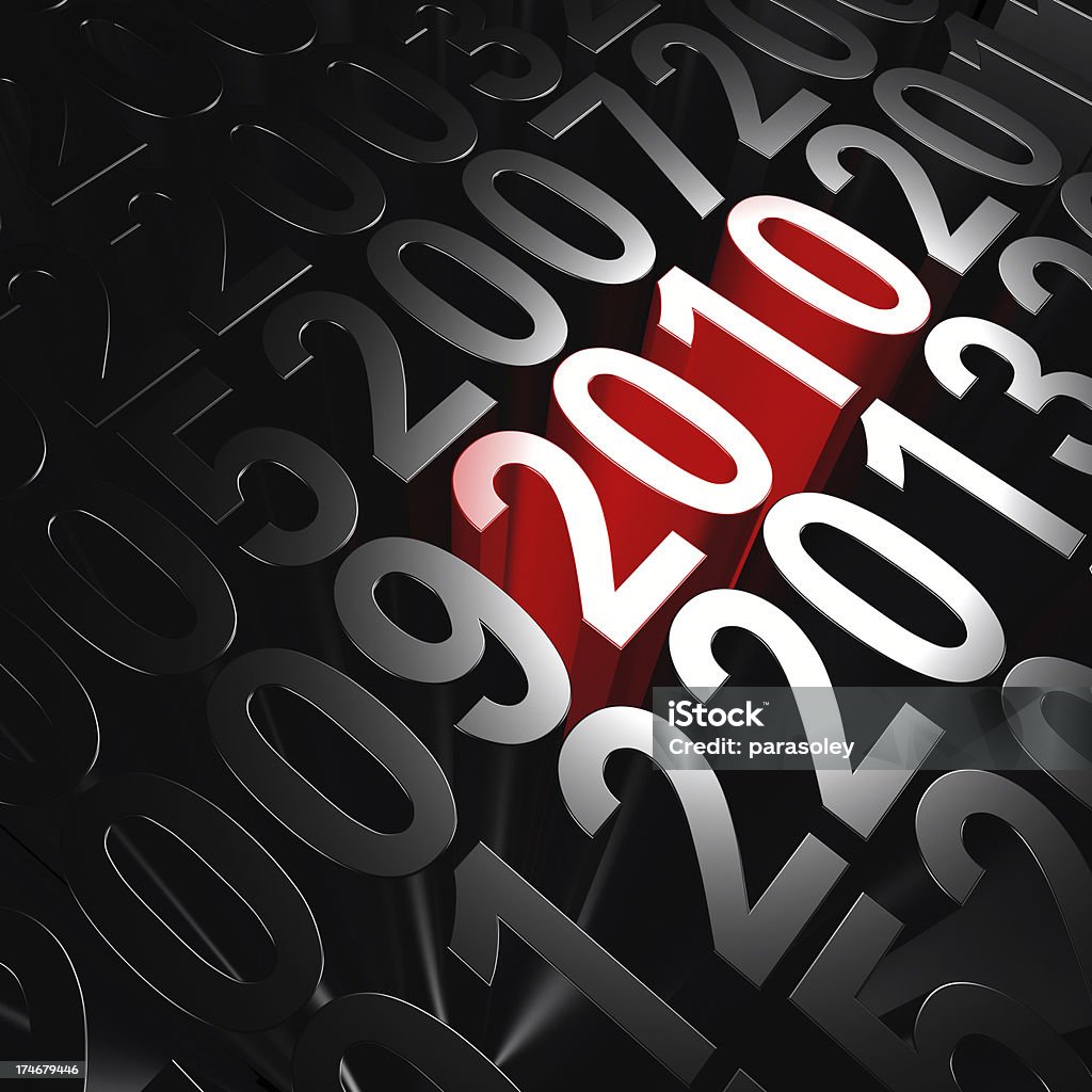 Background 2010 Background 2010. New Year Concept. Digitally Generated Image. 3D Render. 2010 Stock Photo