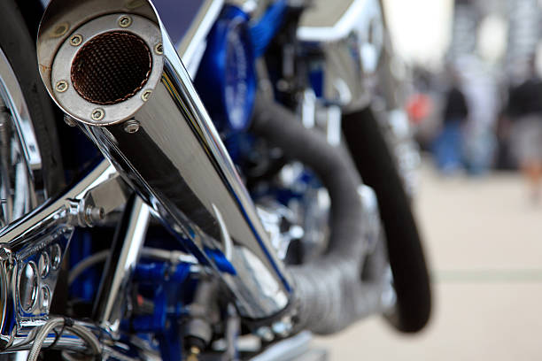 istock Motorcycle Stainless Steel Muffler 174679657