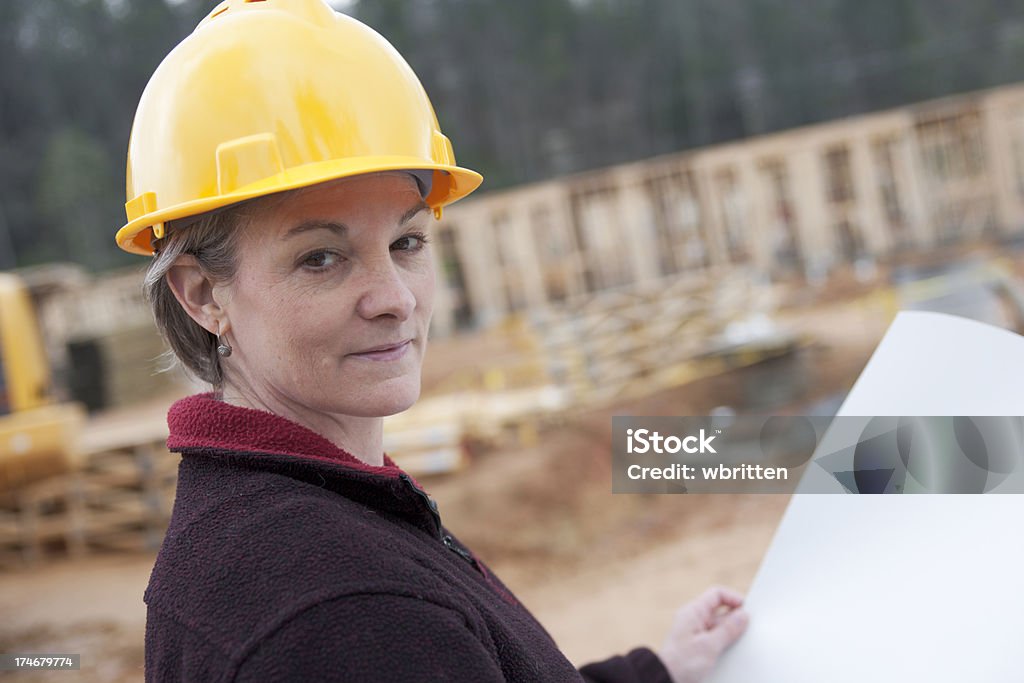 Profissional mulher na obra (XXL - Royalty-free Adulto Foto de stock