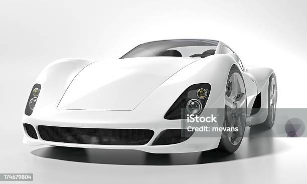 Sports Car Stock Photo - Download Image Now - White Color, Sports Car, Status Car