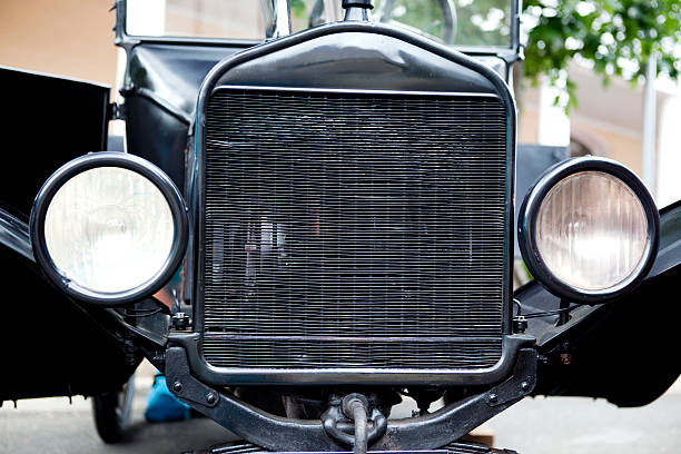 istock Antique Car Grill and Headlights 174679941