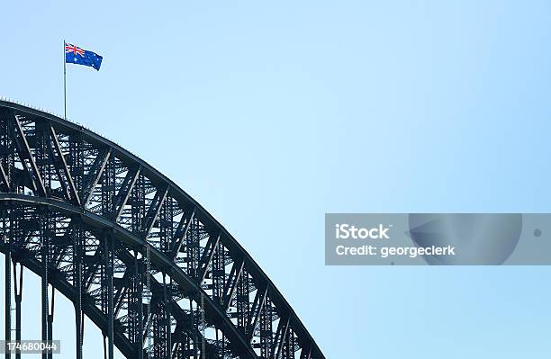Harbour Bridge Bandiera - Fotografie stock e altre immagini di Bandiera dell'Australia - Bandiera dell'Australia, Astratto, Ambientazione esterna