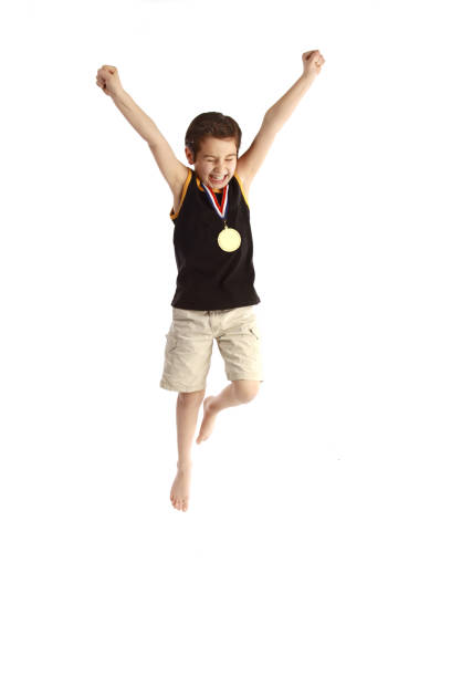 istock Happy Little Medal Winner 174680593