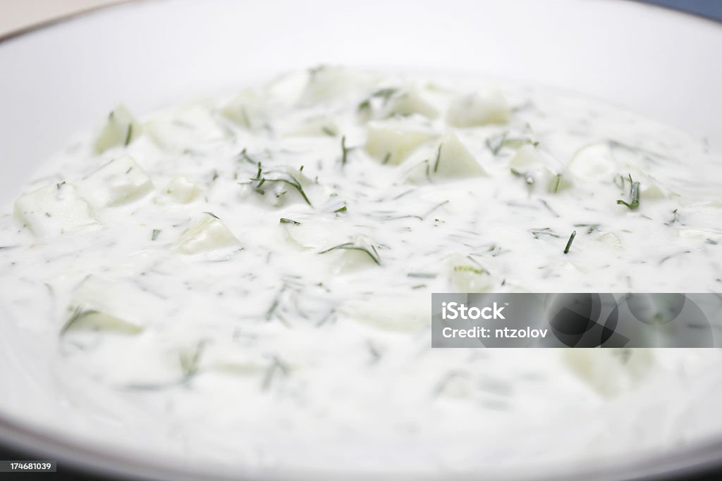 Tarator "tarator, traditional Bulgarian cold sorrel" Yogurt Stock Photo