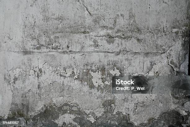 콘크리트 벽 그런지 0명에 대한 스톡 사진 및 기타 이미지 - 0명, 거친, 금이 간