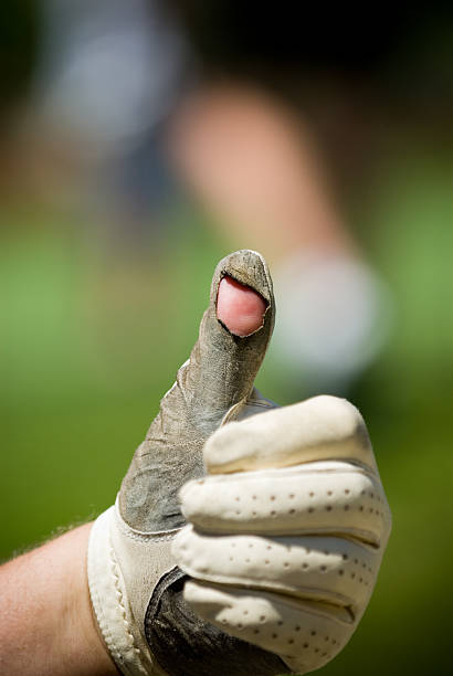 istock Gloved hand saying "thumb's up" 174681433