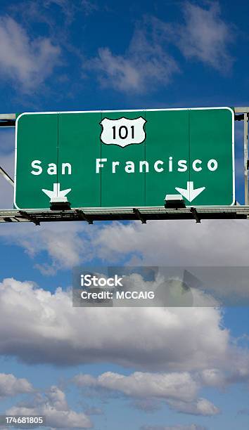 샌프란시시코 로드쇼의 팻말 표지판에 대한 스톡 사진 및 기타 이미지 - 표지판, 0명, 고속도로