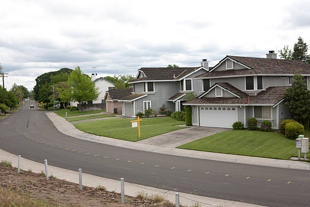 istock Row of vacant houses. 174681833